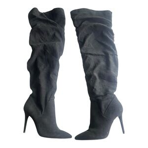 Jessica Simpson Liesa Over‎ The Knee Boot size 9 1/2 Black